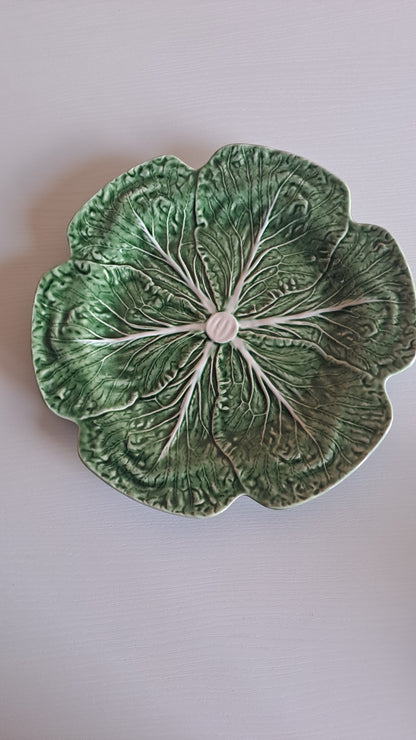 Servierplatte Teller von Bordallo Pinheiro Made in Portugal