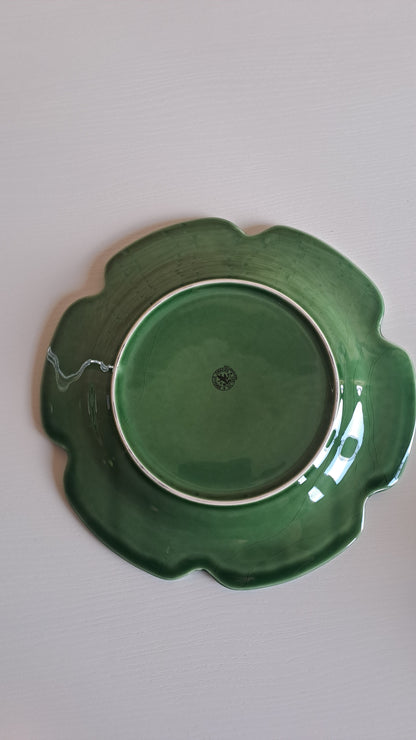 Servierplatte Teller von Bordallo Pinheiro Made in Portugal