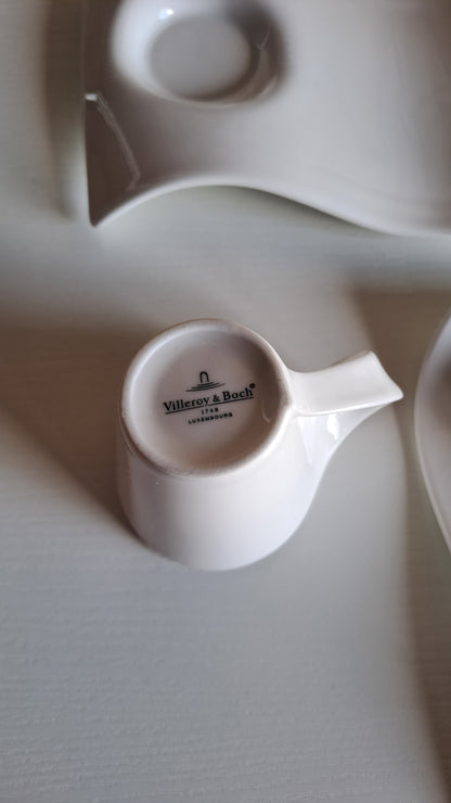 Villeroy & Boch 6er Espressotassen Set mit Untertassen