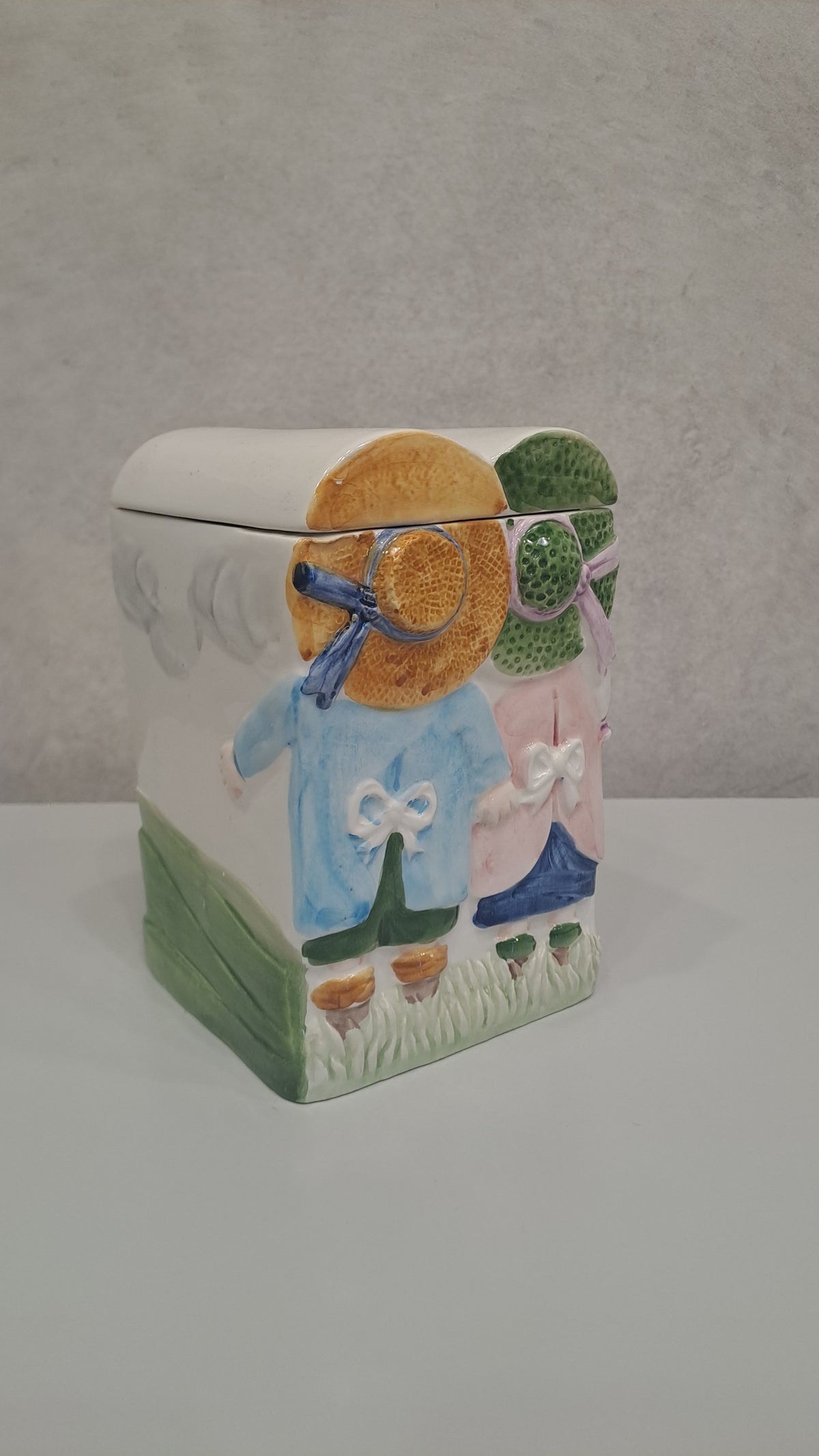 Seltene Vintage Keramik Keksdose i Naïf von Special Espresso