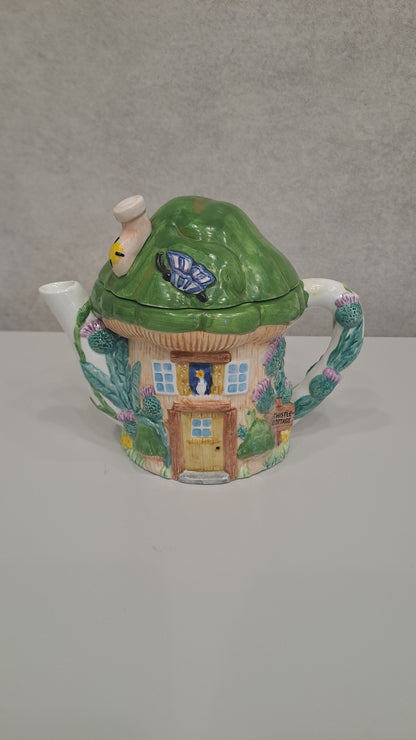 Vintage Annie Rowe Teekanne Thistle Cottage
