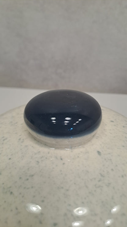 DDR Vintage Butterdose Keramik VEB Torgau Steingut