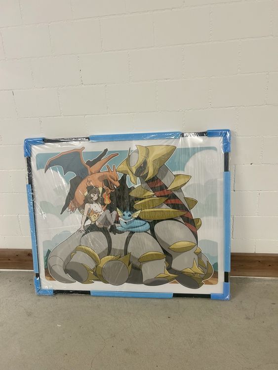 Pokémon Leinwandbild neu original verpackt