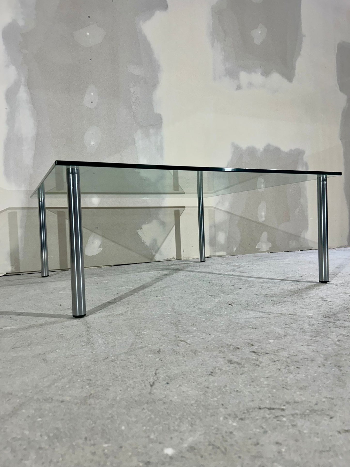 Clubtisch DRAENERT Couchtisch WHY NOT quadratisch Glas Chrom