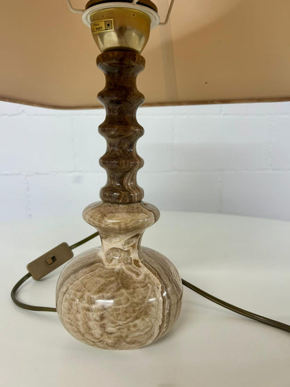 Vintage Marmor Lampe Tischlampe Nachttischlampe Marmorfuss