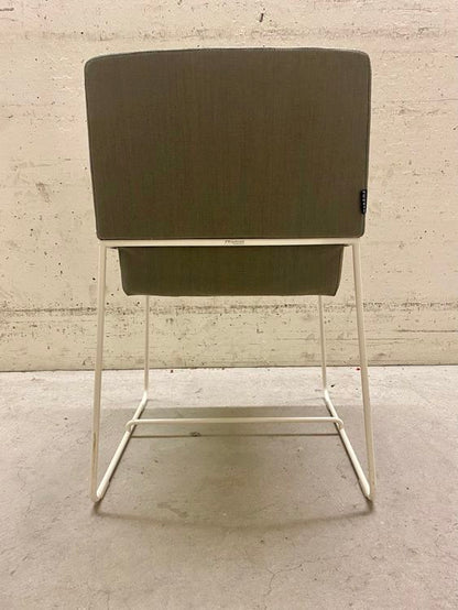 Tonic Metal - Stuhl Designermöbel Kufengestell Stoff Rossin