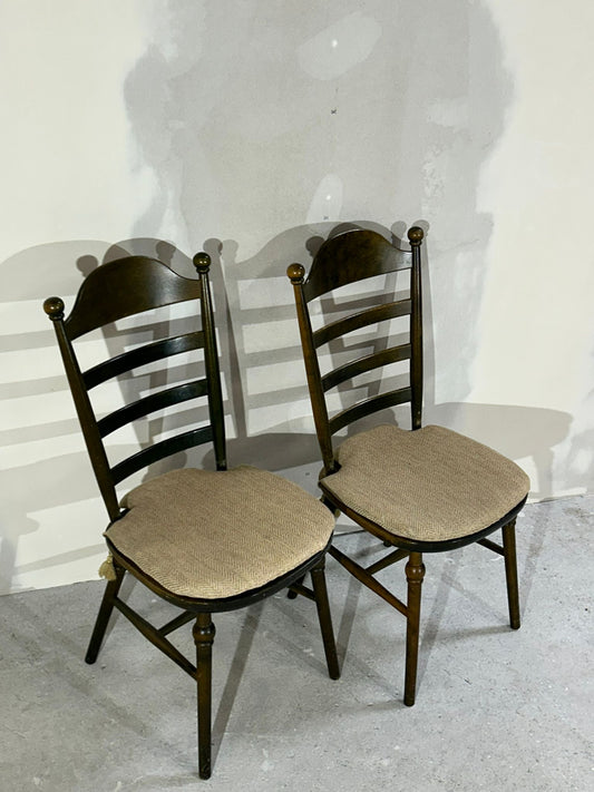 2er Set Skandinavische Nesto Stühle Vintage Landhausstil