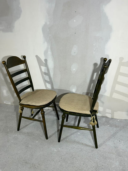 2er Set Skandinavische Nesto Stühle Vintage Landhausstil