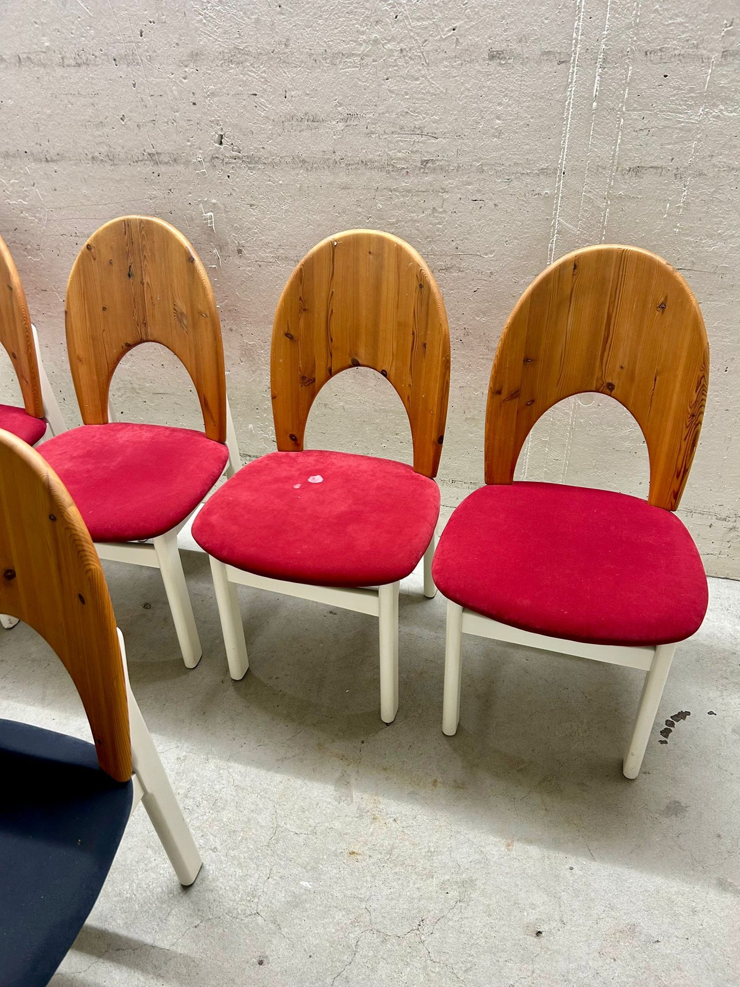 Tisch + 5 Essstühle von Niels Koefoed für Koefoeds
