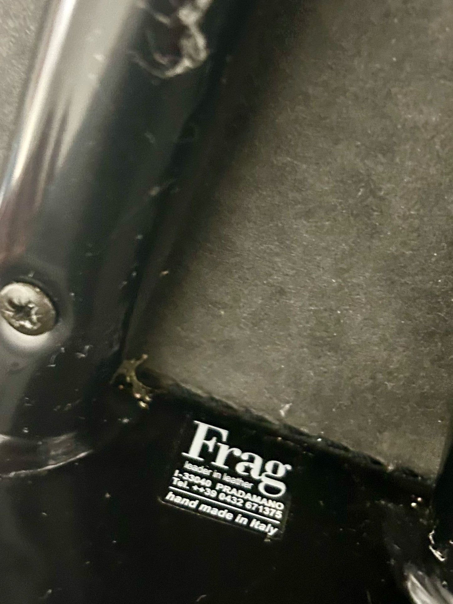 4 Design Stühle Leder Frag Psyra Handgefertigt Italien