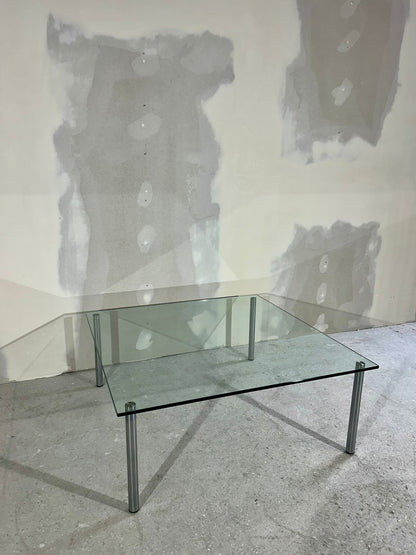 Clubtisch DRAENERT Couchtisch WHY NOT quadratisch Glas Chrom