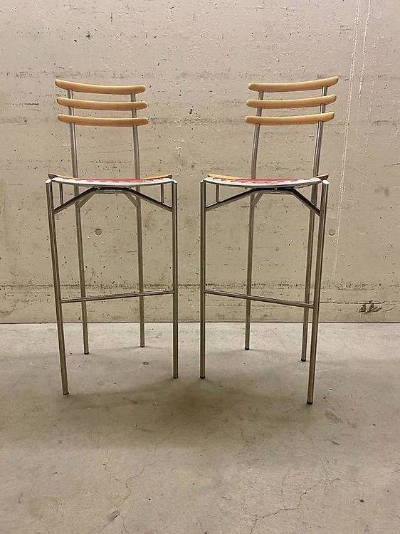 2er Set Bar Hocker von Cristian Erker für Zumsteg