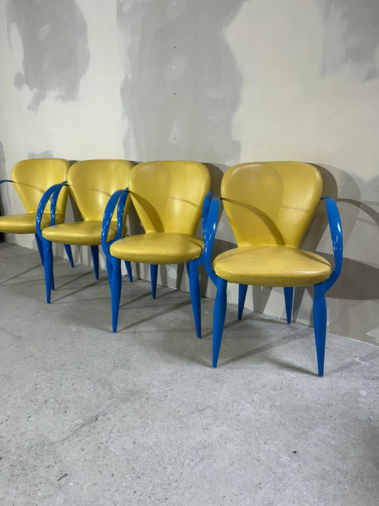 4er Set Vintage Stühle von DRAENERT Model Paso doble