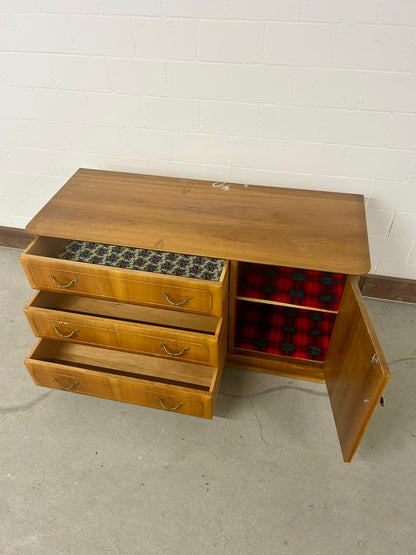 Retro Sideboard Buffet mit Schubladen Holz Vintage Kommode
