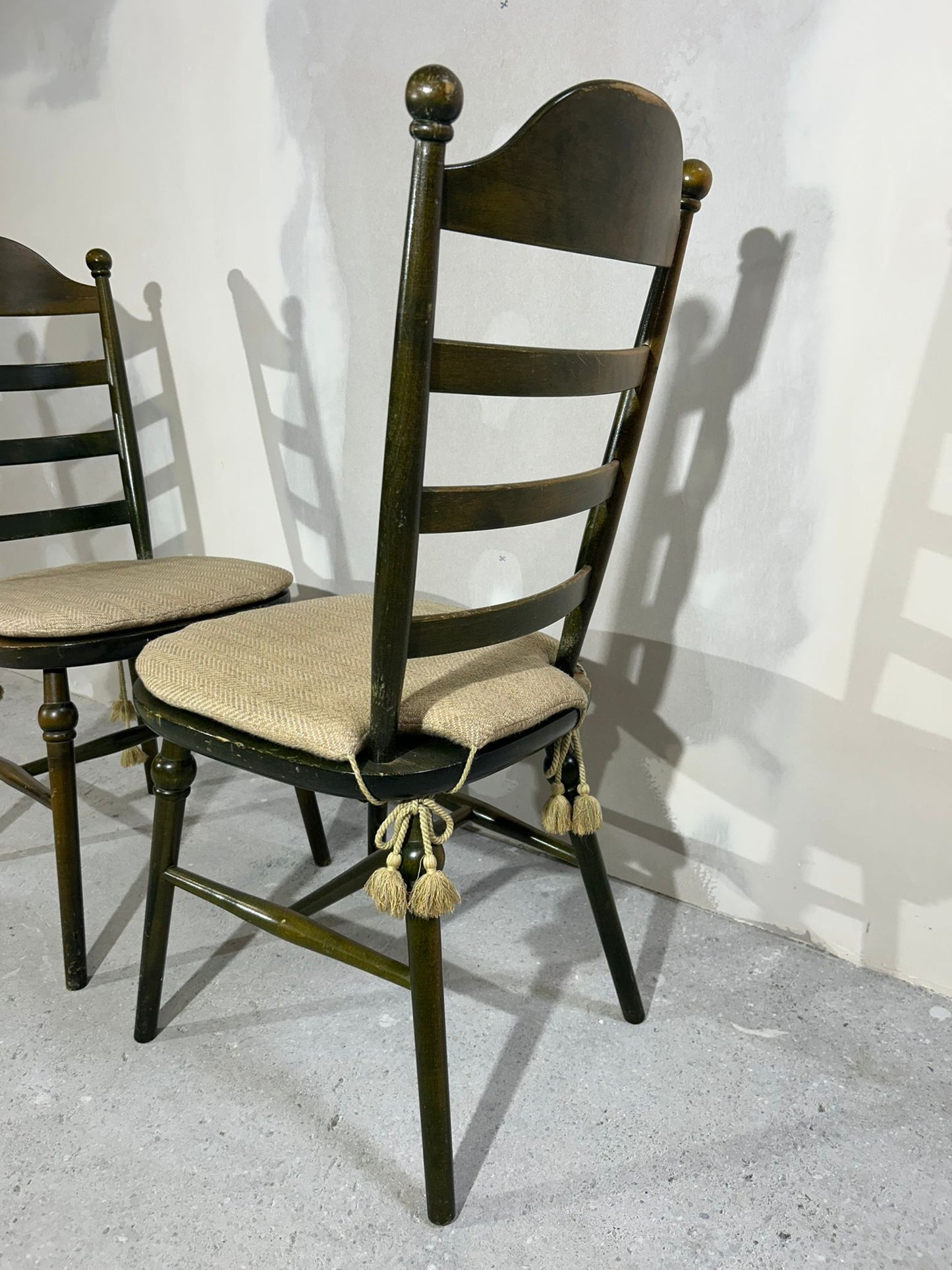 2er Set Skandinavische Nesto Stühle Vintage Landhausstil