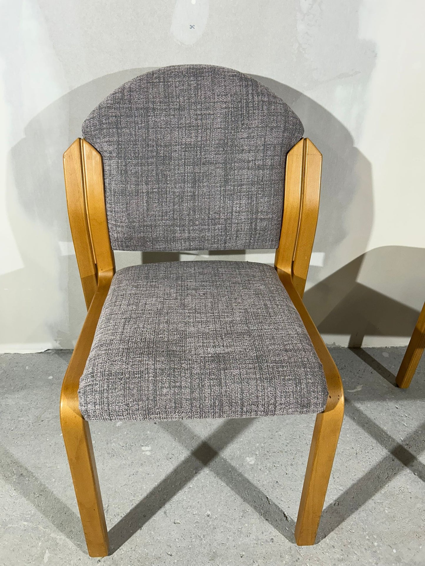 4er Set Polsterstühle Esszimmerstühle Büro Vintage Sessel
