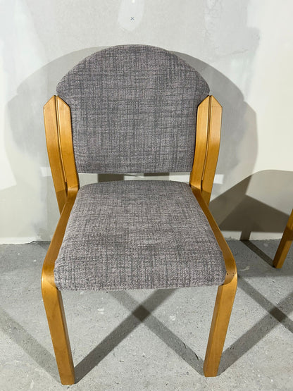 4er Set Polsterstühle Esszimmerstühle Büro Vintage Sessel