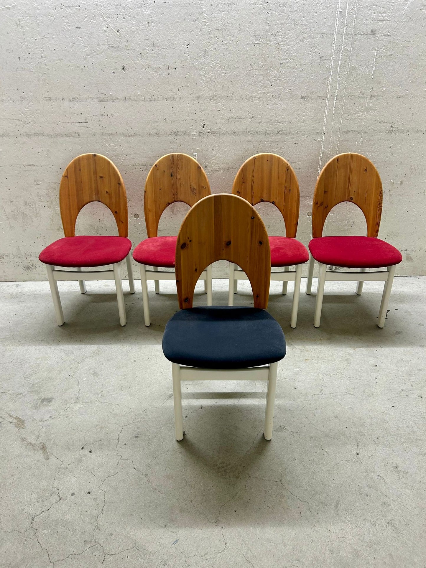 Tisch + 5 Essstühle von Niels Koefoed für Koefoeds