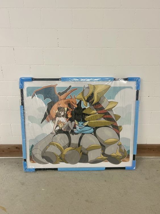 Pokémon Leinwandbild neu original verpackt