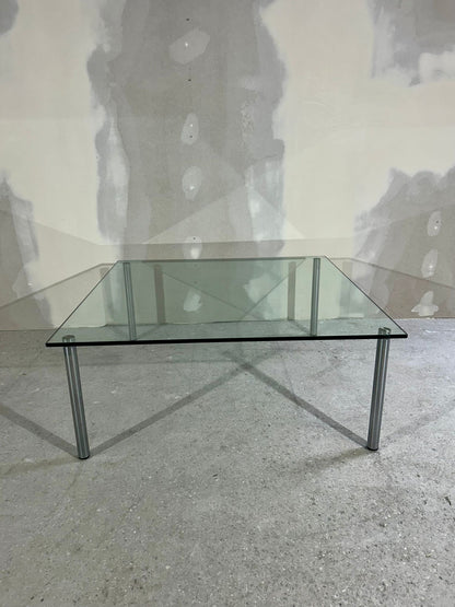Clubtisch DRAENERT Couchtisch WHY NOT quadratisch Glas Chrom