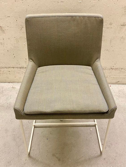 Tonic Metal - Stuhl Designermöbel Kufengestell Stoff Rossin