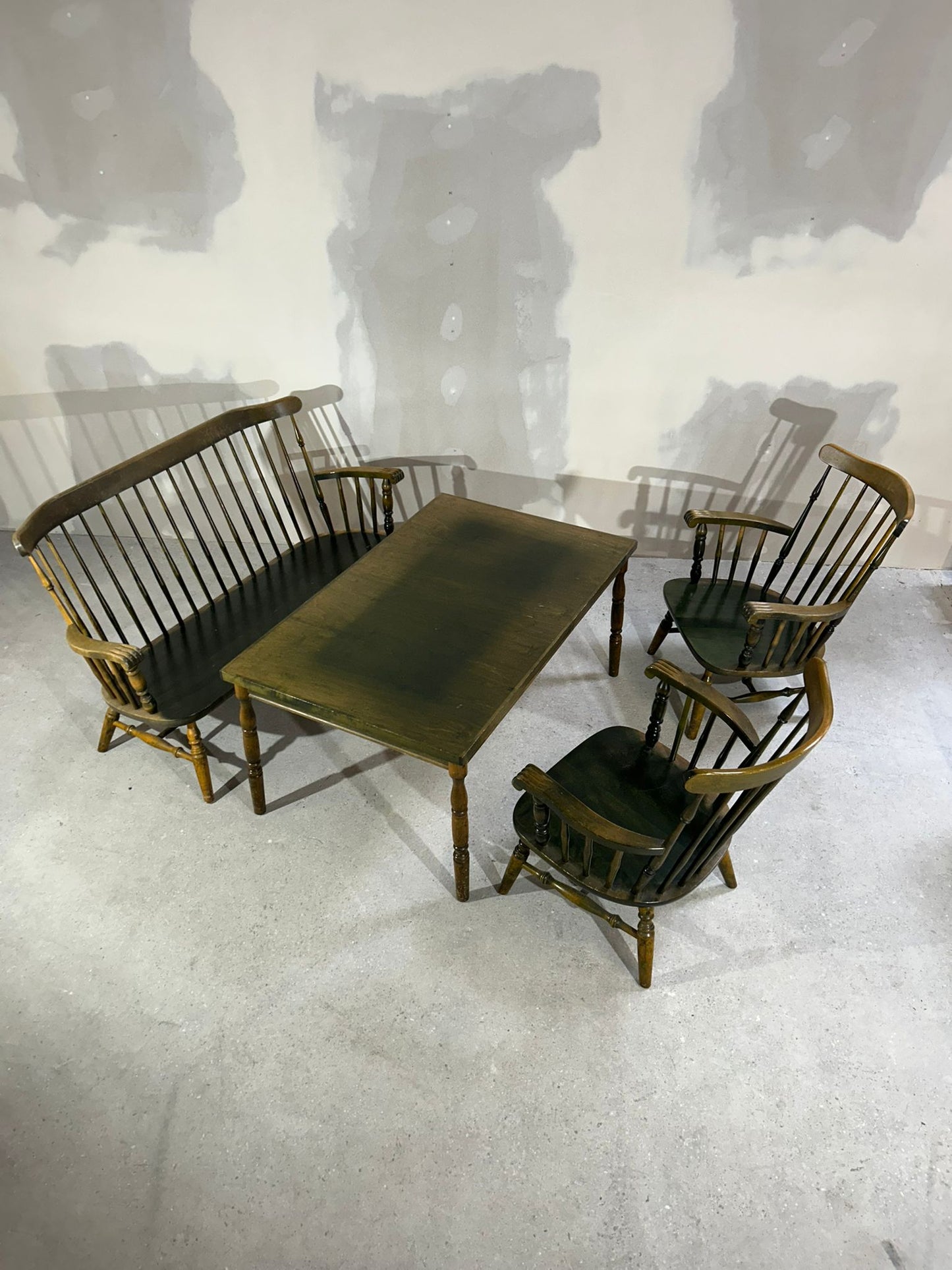 Rustikale Sitzmöbel-Loungegruppe Nesto Made in Sweden Nässjö