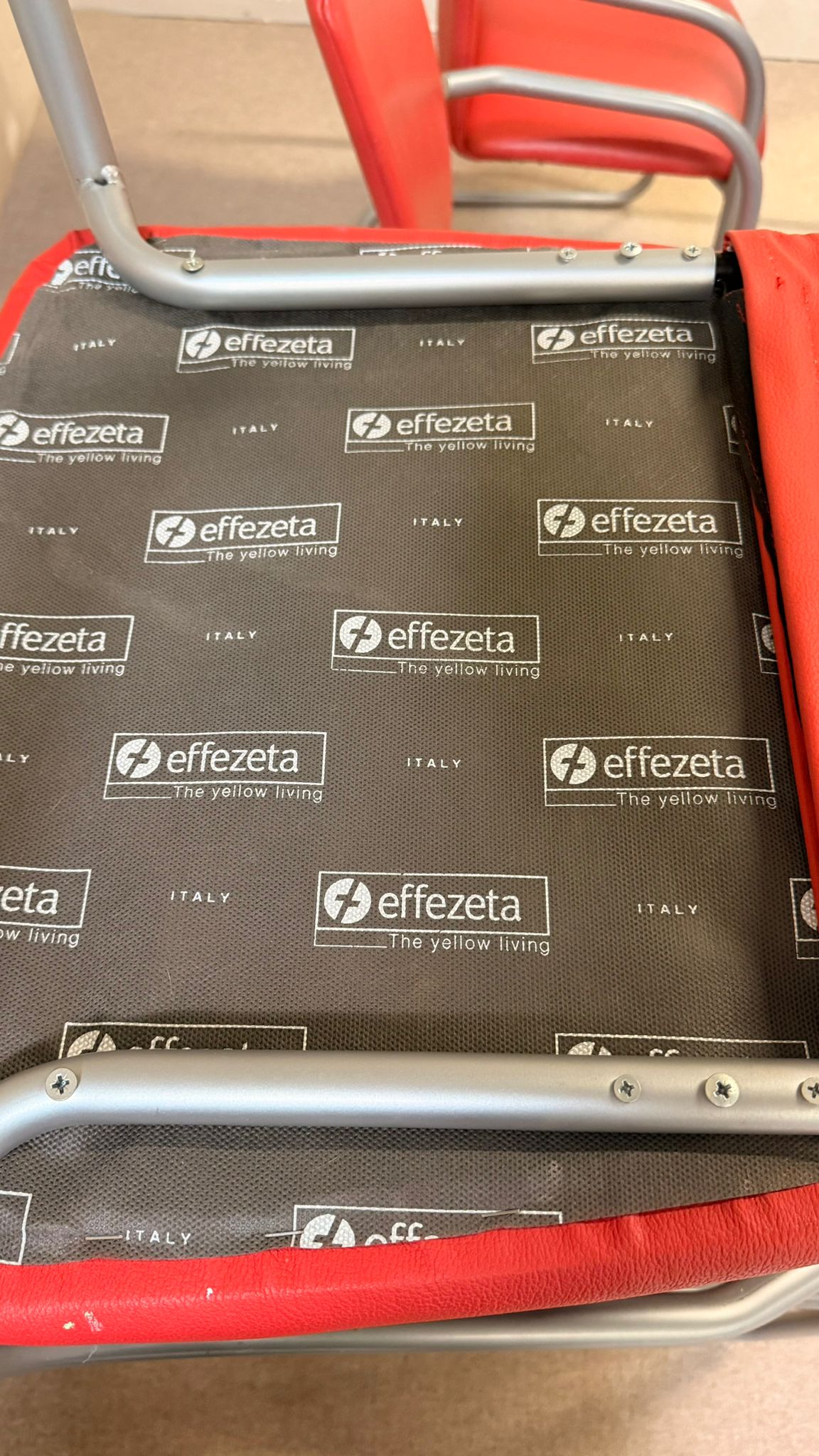 6er Set Effezeta Italia Design Freischwinger Stühle