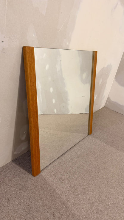 Vintage Wandspiegel mit Holzrahmen von Hülsta