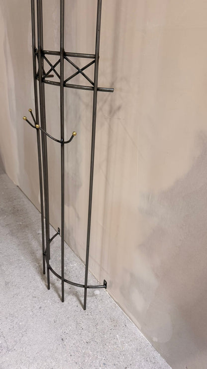 Garderobe mit Wandmontage aus Metall