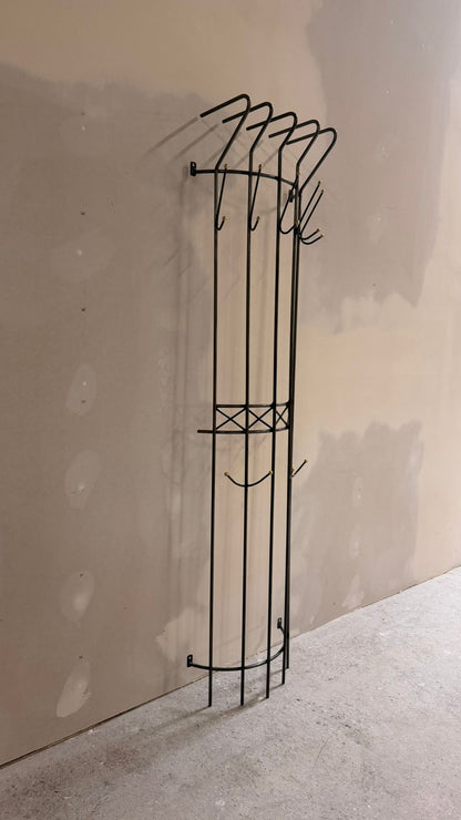Garderobe mit Wandmontage aus Metall