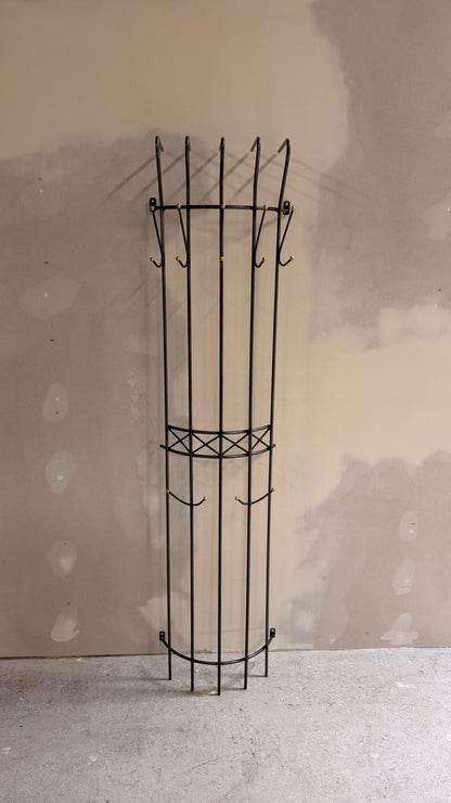 Garderobe mit Wandmontage aus Metall