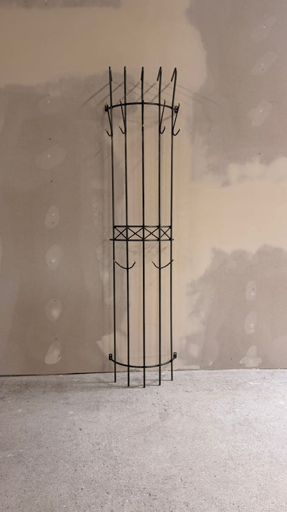 Garderobe mit Wandmontage aus Metall