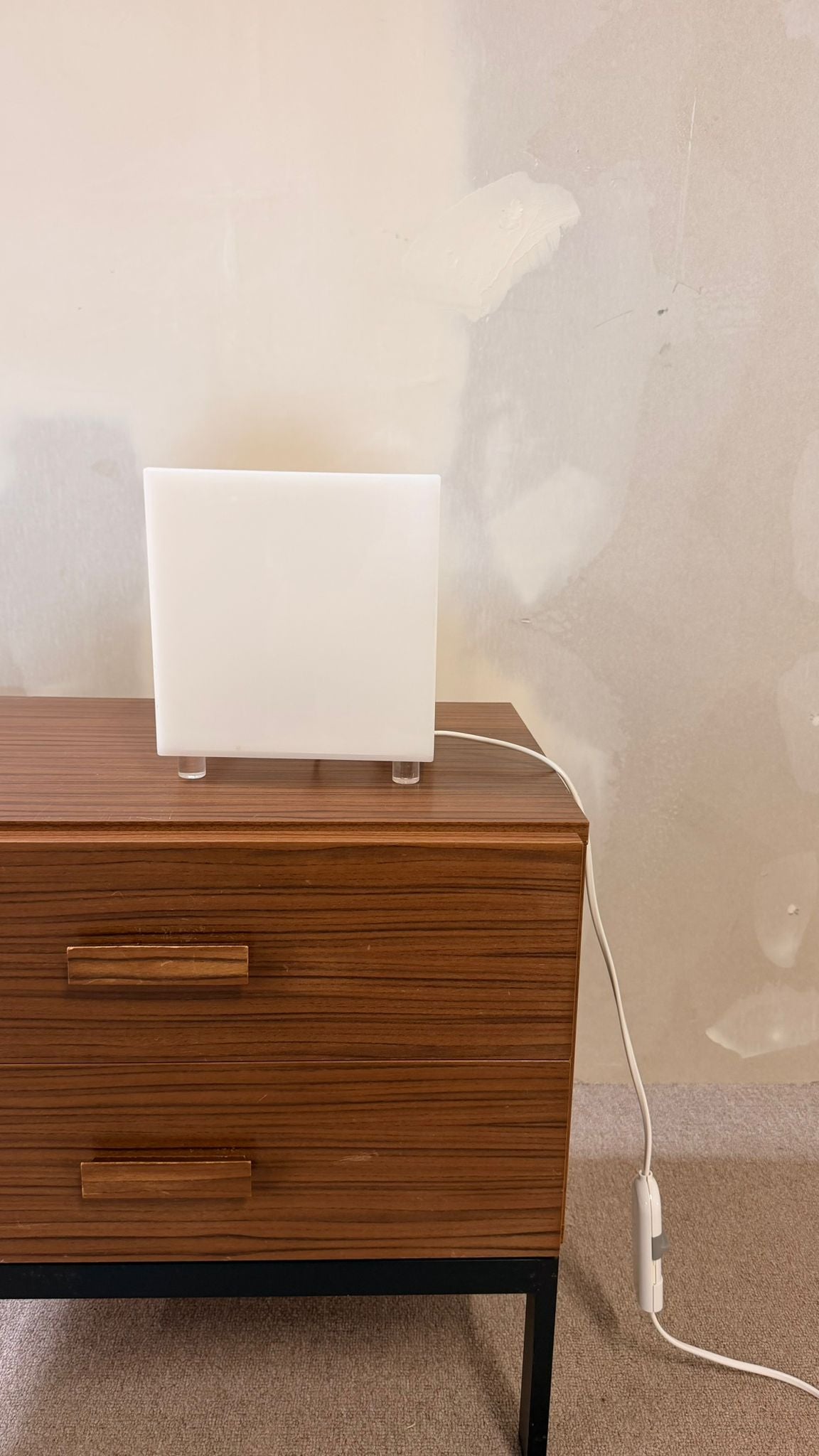 Design Cube Würfel Lampe Tischleuchte mit 3 Lichtstufen