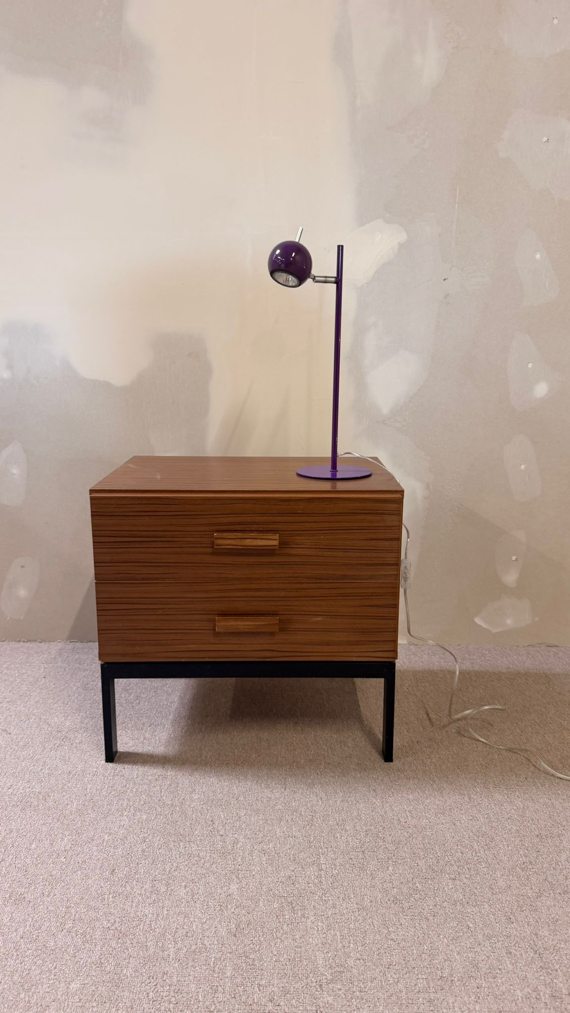 Vintage Schreibtischlampe Space Age Design Augapfel