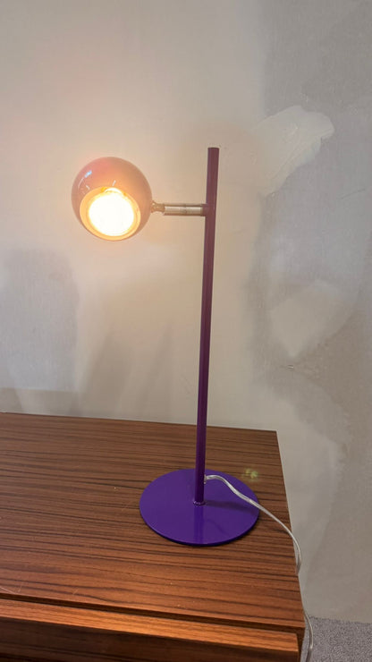 Vintage Schreibtischlampe Space Age Design Augapfel