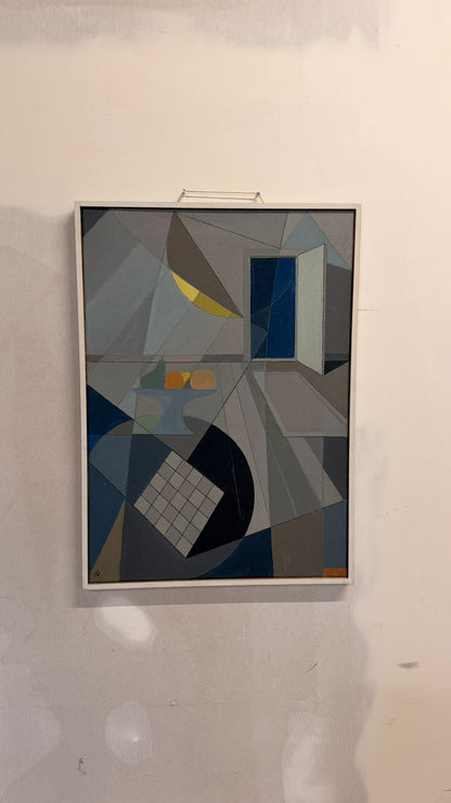 Kunstwerk Bild Offene Türe Dispersion,1980 Robert Raths