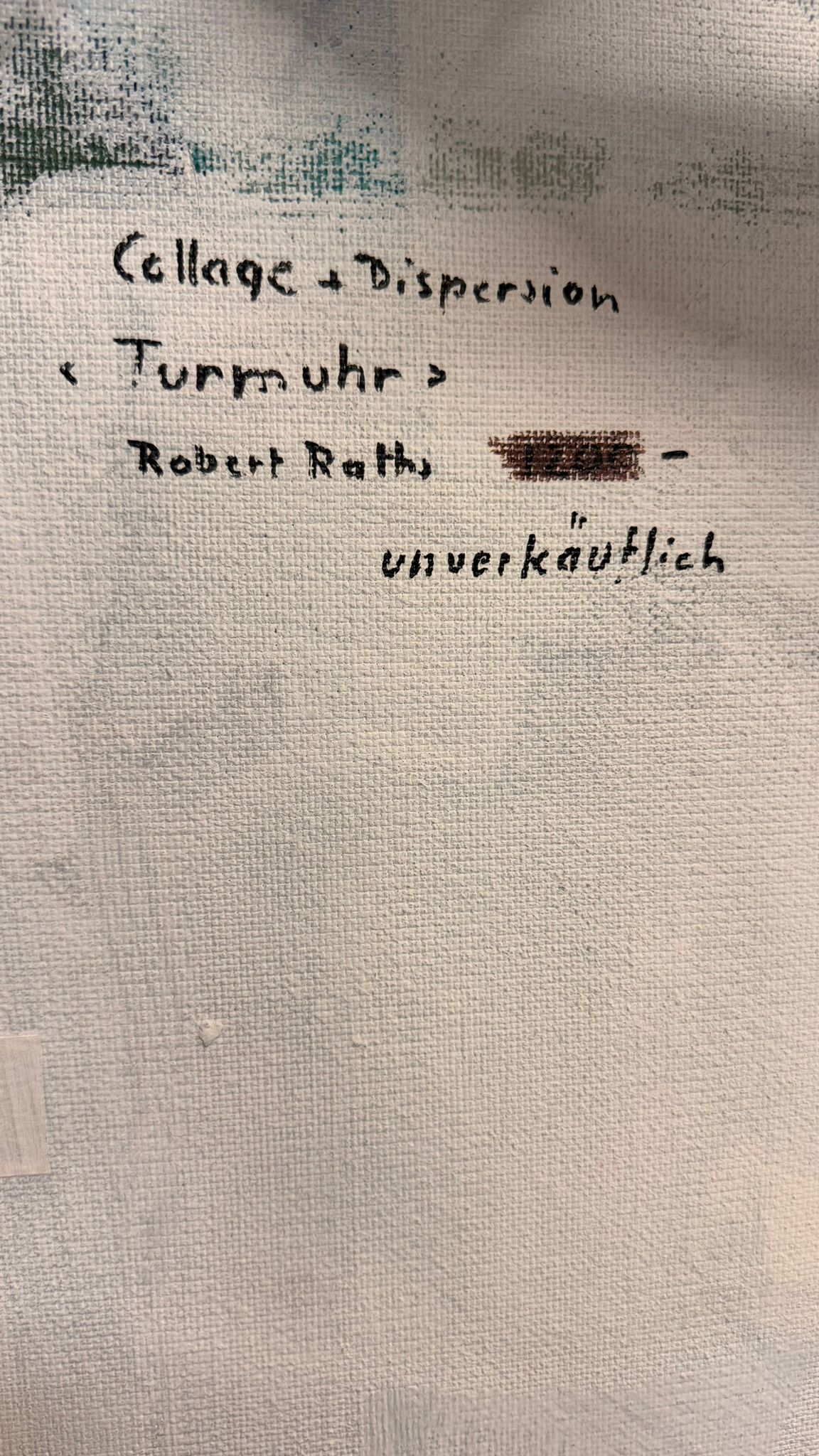 Robert Raths „Turmuhr“ – Schweizer Kunst-Collage