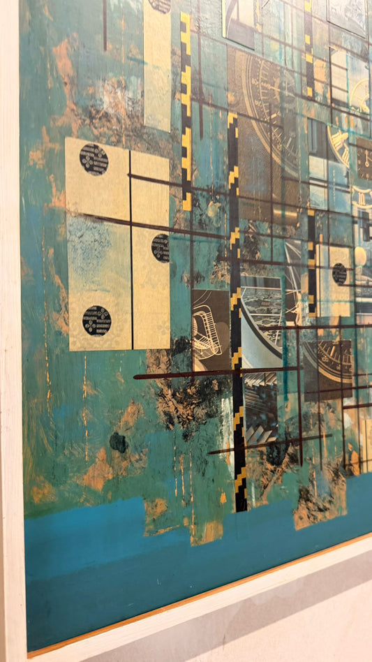 Robert Raths „Turmuhr“ – Schweizer Kunst-Collage