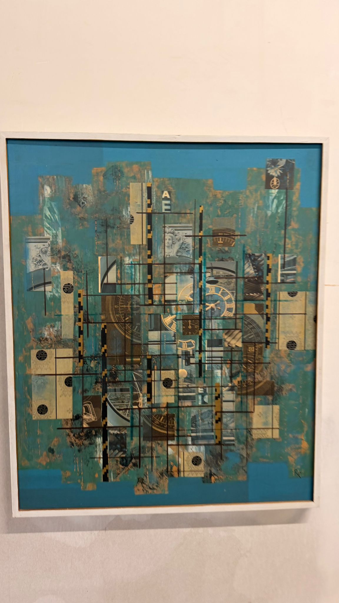 Robert Raths „Turmuhr“ – Schweizer Kunst-Collage