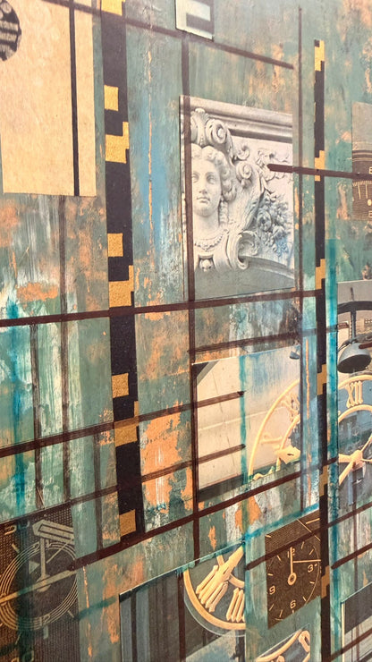 Robert Raths „Turmuhr“ – Schweizer Kunst-Collage