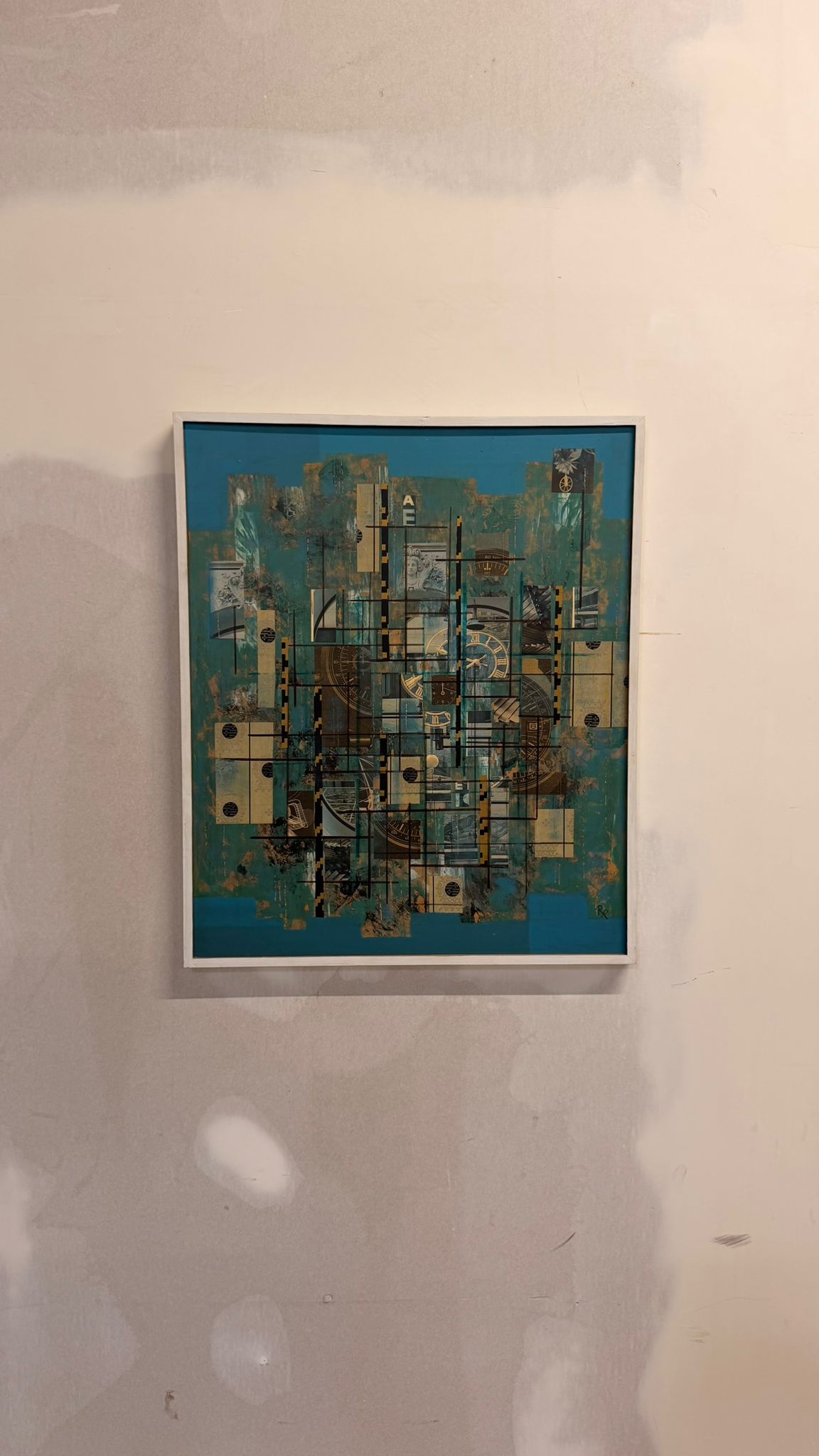 Robert Raths „Turmuhr“ – Schweizer Kunst-Collage