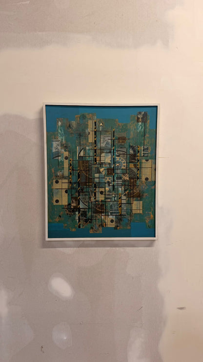 Robert Raths „Turmuhr“ – Schweizer Kunst-Collage