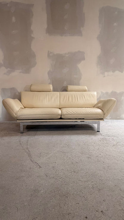 De Sede Sofa DS 140 entworfen von Reto Frigg 80`s aus Leder