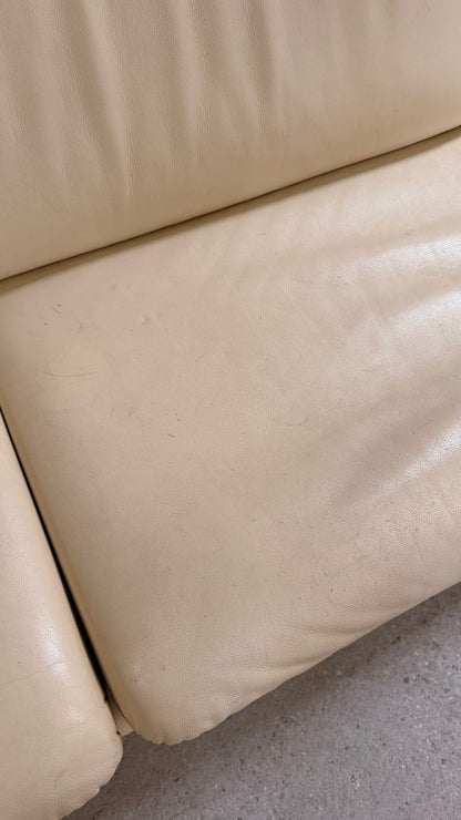 De Sede Sofa DS 140 entworfen von Reto Frigg 80`s aus Leder
