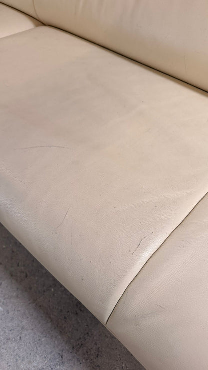De Sede Sofa DS 140 entworfen von Reto Frigg 80`s aus Leder