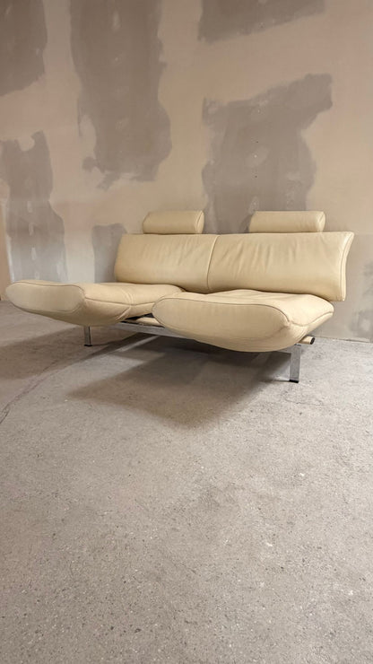 De Sede Sofa DS 140 entworfen von Reto Frigg 80`s aus Leder