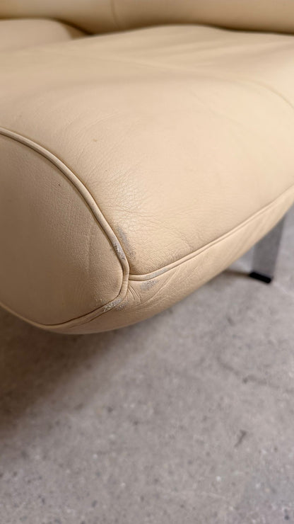 De Sede Sofa DS 140 entworfen von Reto Frigg 80`s aus Leder