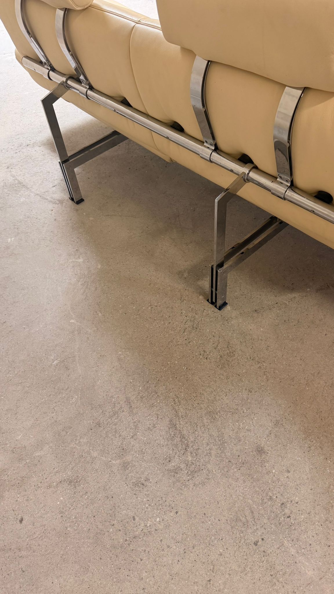 De Sede Sofa DS 140 entworfen von Reto Frigg 80`s aus Leder