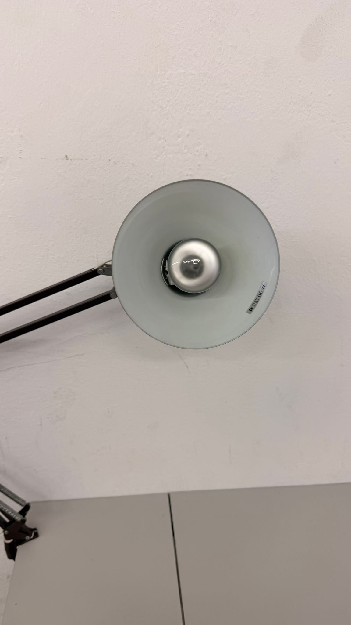 Vintage Arbeitsleuchte/ Architektenlampe mit Gelenkarm 70`s