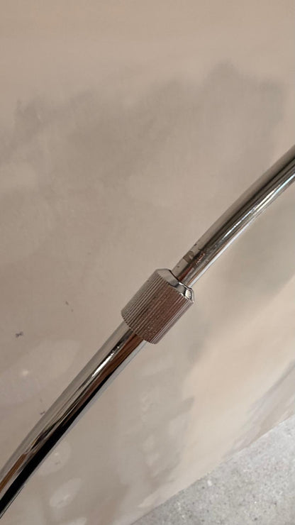 Design Bogenlampe in Chrom 1-flammig